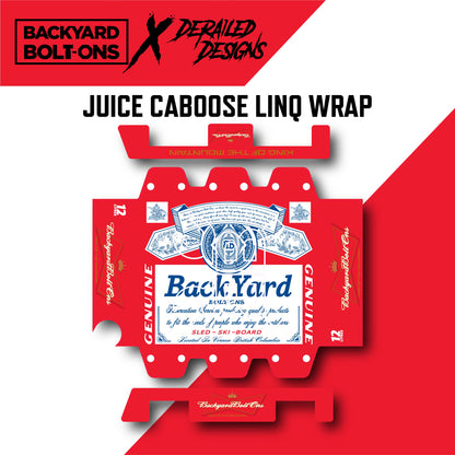 12pak Vinyl wrap JUICE CABOOSE