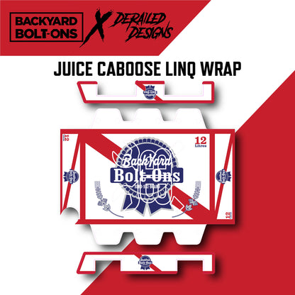 12pak Vinyl wrap JUICE CABOOSE