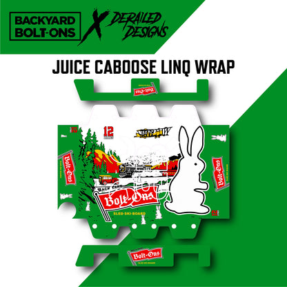 12pak Vinyl wrap JUICE CABOOSE