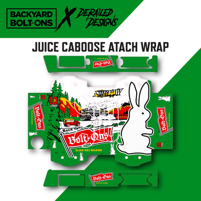 12pak Vinyl wrap JUICE CABOOSE