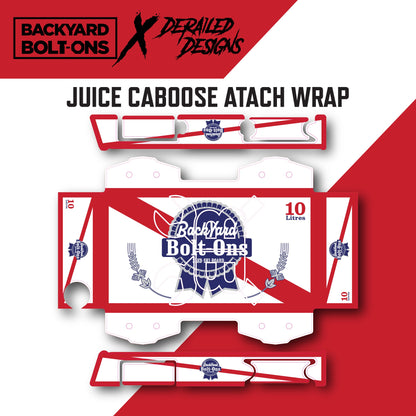 12pak Vinyl wrap JUICE CABOOSE