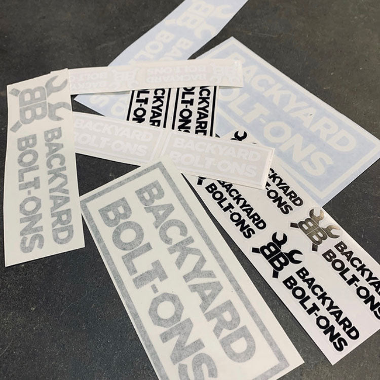 Backyardbuilt Sticker Ideas Assorted 10 Piece sticker pack – BackYard Bolt-Ons