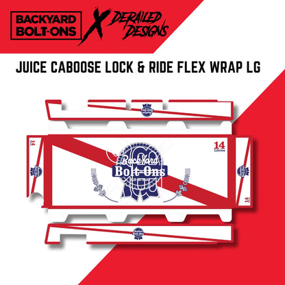12pak Vinyl wrap JUICE CABOOSE