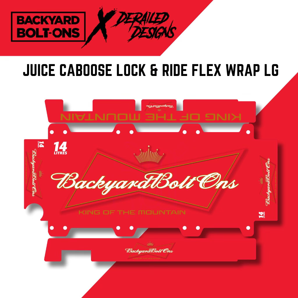 12pak Vinyl wrap JUICE CABOOSE