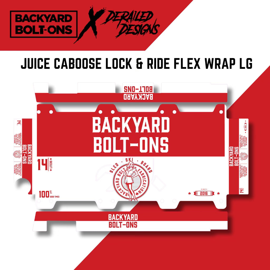 12pak Vinyl wrap JUICE CABOOSE