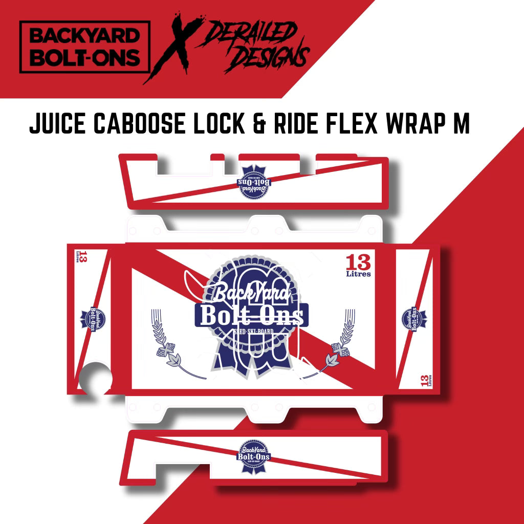 12pak Vinyl wrap JUICE CABOOSE